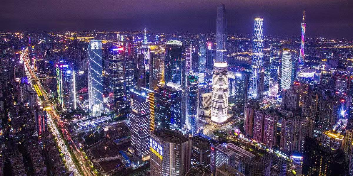 Zhujiang New Town — modern Guangzhou skyline